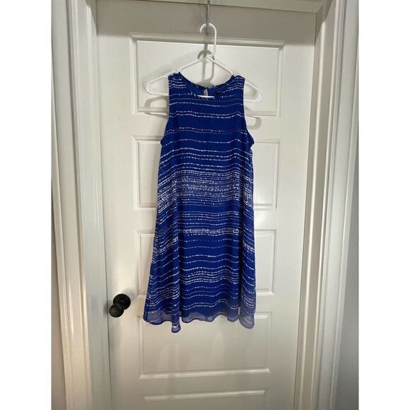 Tommy Hilfiger royal blue and white dress size 6 - Picture 3 of 5